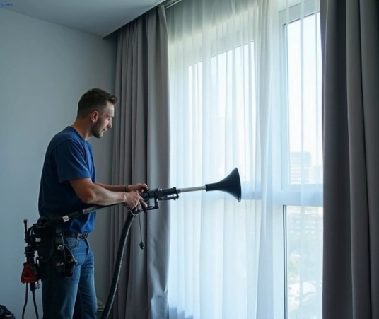 Professional curtain stain removal process equipment Matty Curtain Cleaning eureka-vic
